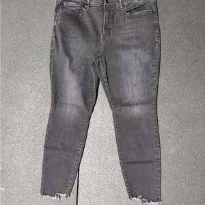 Good American Dark Gray Skinny Jeans